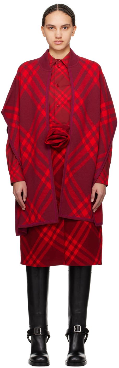 burberry girls agnela red check coat|boys burberry jackets.